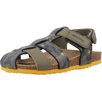 Čevlji  Dečki Sandali & Odprti čevlji Geox B SANDAL CHALKI BOY Zelena