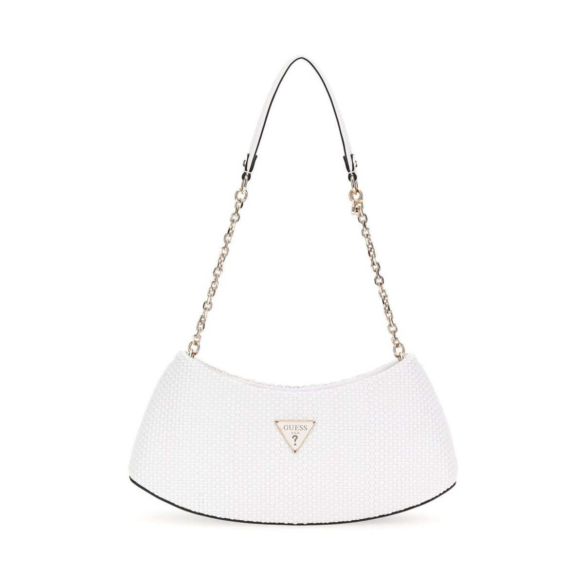 Torbice Ženske Torbe Guess PHAEDRA TOP ZIP Bela