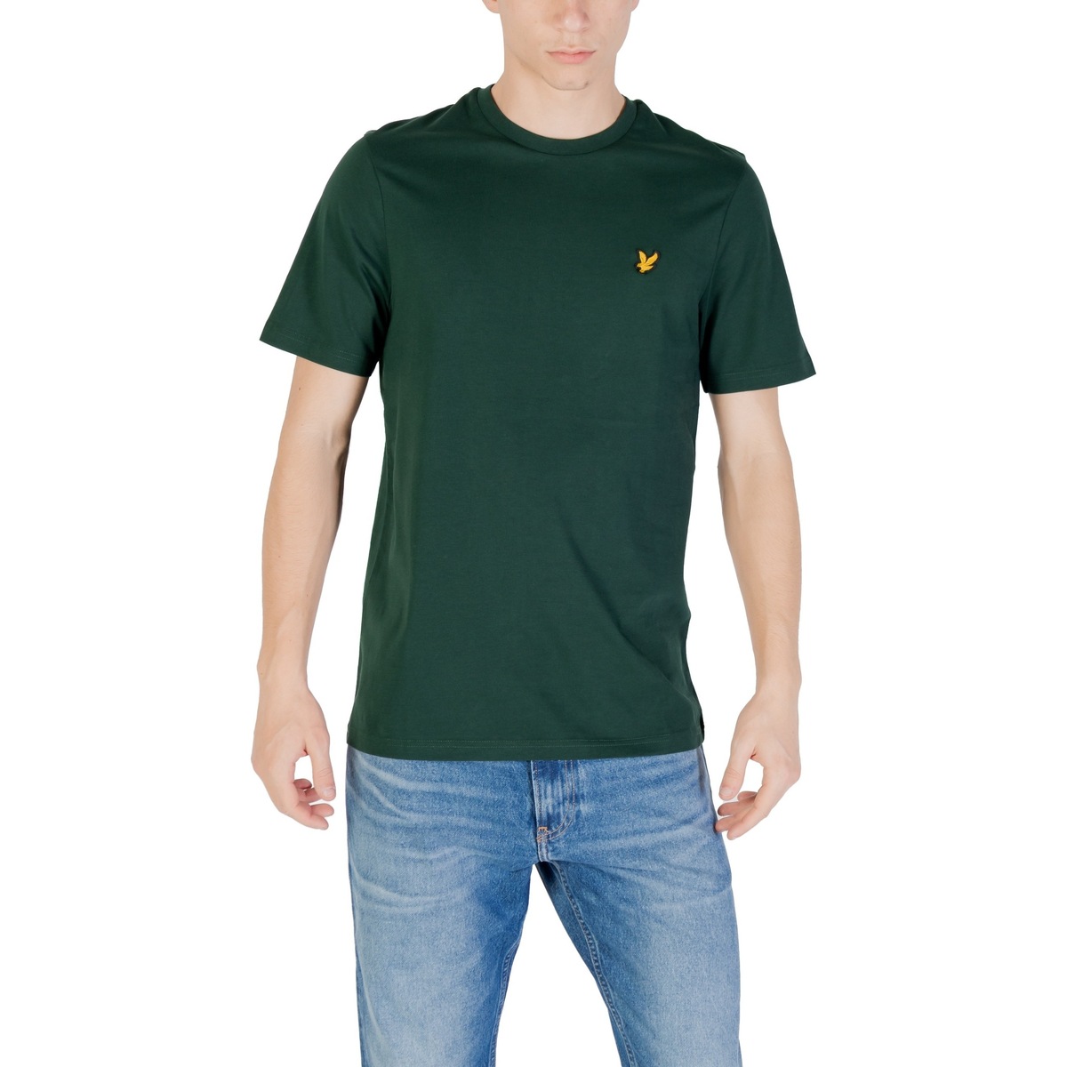 Oblačila Moški Polo majice dolgi rokavi Lyle & Scott TS400VOG Zelena