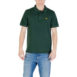 Oblačila Moški Polo majice kratki rokavi Lyle & Scott SP400VOG Zelena