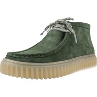 Čevlji  Moški Škornji Clarks TORHILL HI Zelena