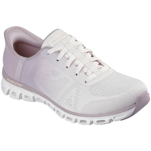 Čevlji  Ženske Nizke superge Skechers Slip-ins Glide-Step - Excite 104566-MVE Mauve Rožnata