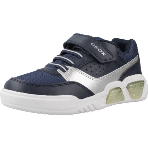 Čevlji  Dečki Modne superge Geox J ILLUMINUS BOY Modra