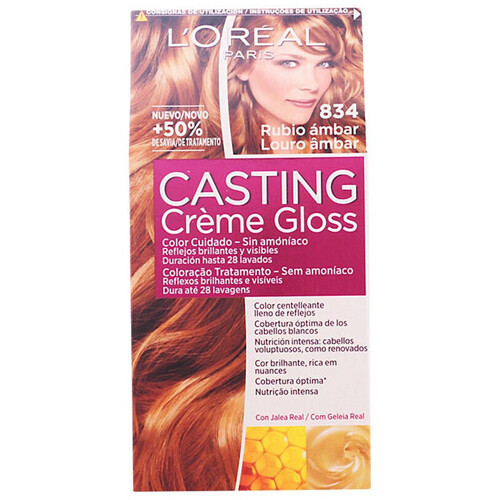 Lepota Ženske Barve za lase L'oréal Permanente Haarfarbe Casting Creme Gloss - 834 Blond Am Drugo