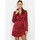 Oblačila Ženske Obleke La Modeuse 20749_P57198 Bordo