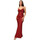 Oblačila Ženske Obleke La Modeuse 71139_P166917 Bordo