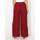 Oblačila Ženske Hlače La Modeuse 71630_P168414 Bordo