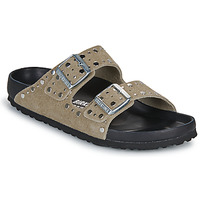 Čevlji  Ženske Natikači BIRKENSTOCK Arizona Rivet Suede / Rjava / Regular