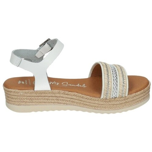 Čevlji  Deklice Sandali & Odprti čevlji Oh My Sandals  Bela