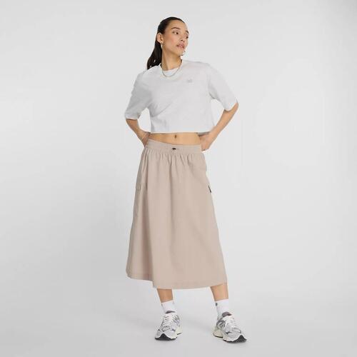 New Balance LOGO OVERSIZED JERSEY T-SHI Siva