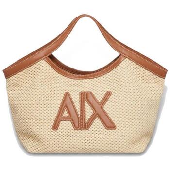 Torbice Ženske Torbe EAX SANDY SHOPPING BAG Kostanjeva
