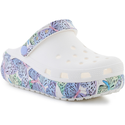 Čevlji  Ženske Sandali & Odprti čevlji Crocs Classic Cutie Butterfly Clog K 208298-94S White/Multi Bela