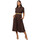 Oblačila Ženske Obleke La Modeuse 75184_P177633 Kostanjeva