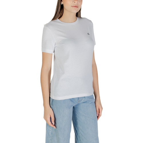 Calvin Klein Jeans SS MONOGRAM CREW TEE LV047B224G Bela