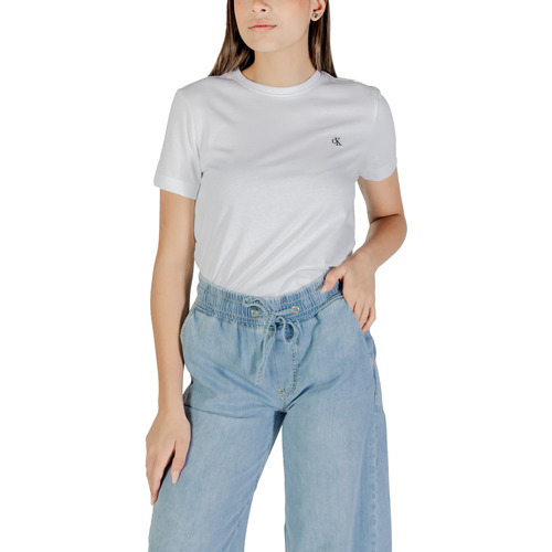 Calvin Klein Jeans SS MONOGRAM CREW TEE LV047B224G Bela