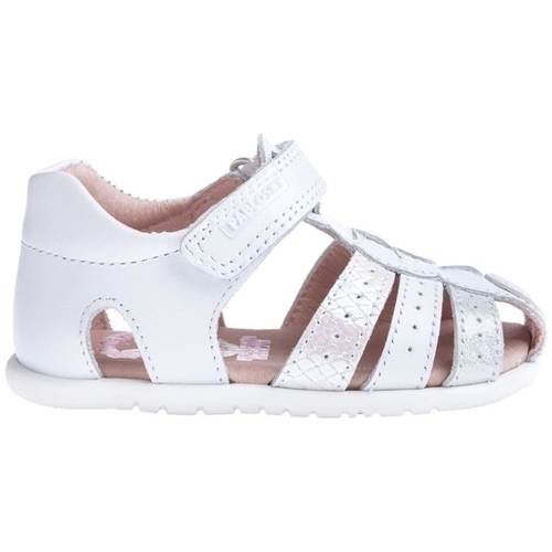 Čevlji  Otroci Sandali & Odprti čevlji Pablosky Olimpo Barefoot Baby Sandals 037700 - Olimpo Blanco Bela