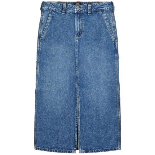 Oblačila Ženske Krila Dickies DENIM CARPENTER SKIRT Modra