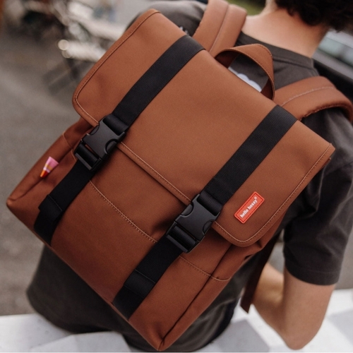 Hello Hossy Mini Tawny Backpack - Brown Črna