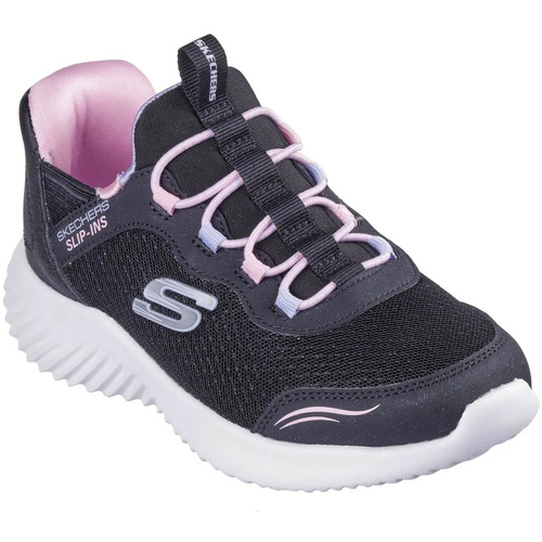 Čevlji  Deklice Sandali & Odprti čevlji Skechers Slip-ins Bounder Simple Cute 303585N-BLK Black Črna
