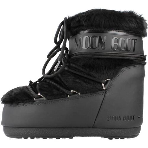 Moon Boot MB ICON LOW FAUX FUR Črna