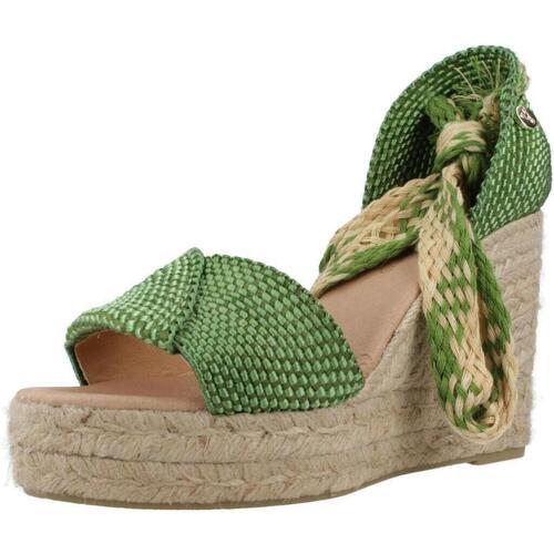 Čevlji  Ženske Espadrile Yellow AIDA Zelena
