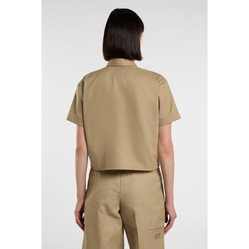 Dickies WORK SHIRT CROPPED Zelena