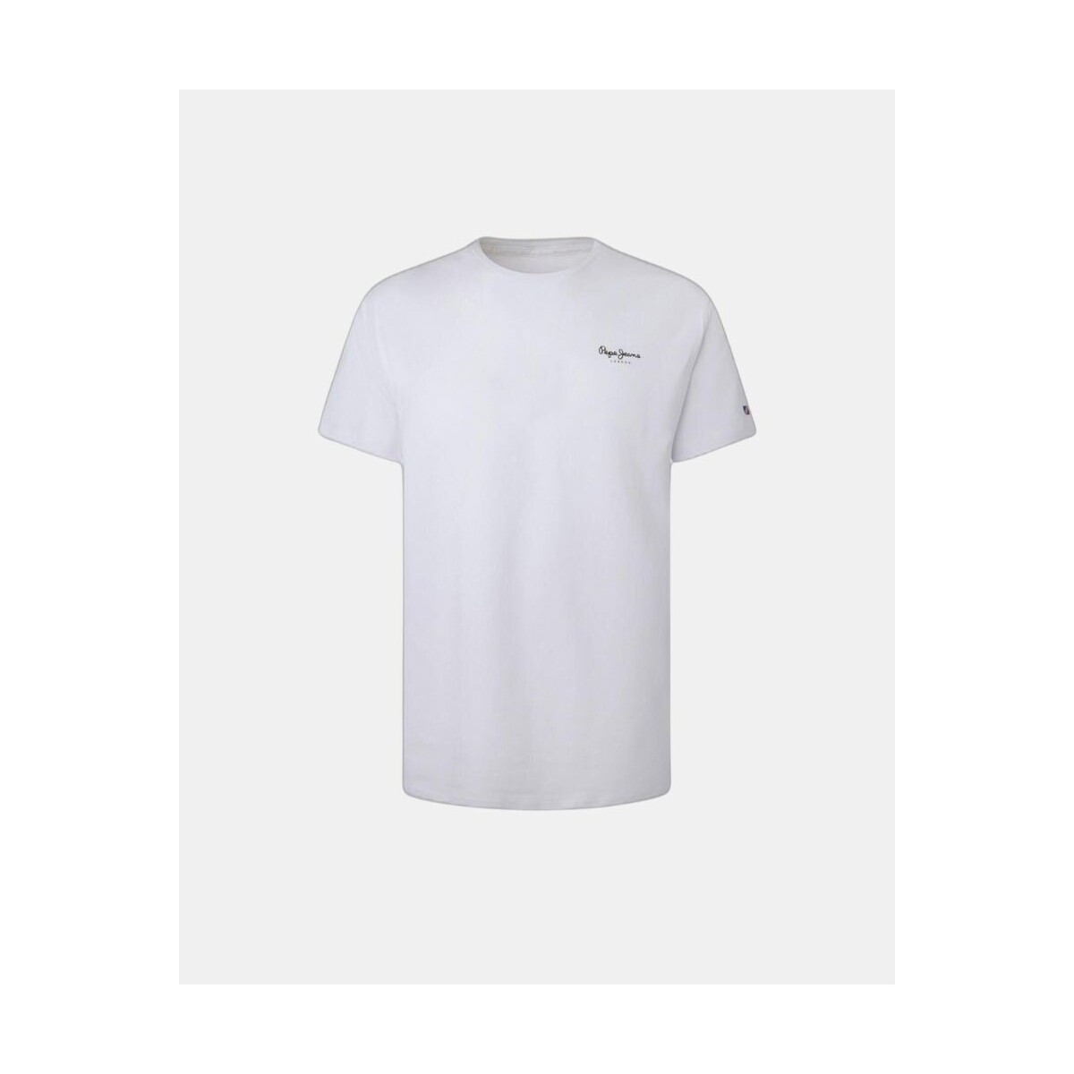 Oblačila Moški Majice s kratkimi rokavi Pepe jeans PM508212 ORIGINAL BASIC 3N Bela