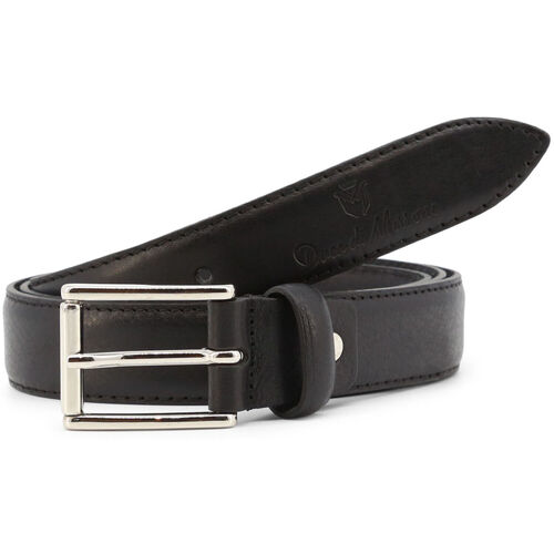 Tekstilni dodatki Moški Pasovi Duca Di Morrone Belt - Leather Black Črna
