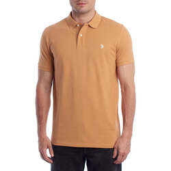 Oblačila Moški Polo majice kratki rokavi U.S Polo Assn. US41197052-106 Bež