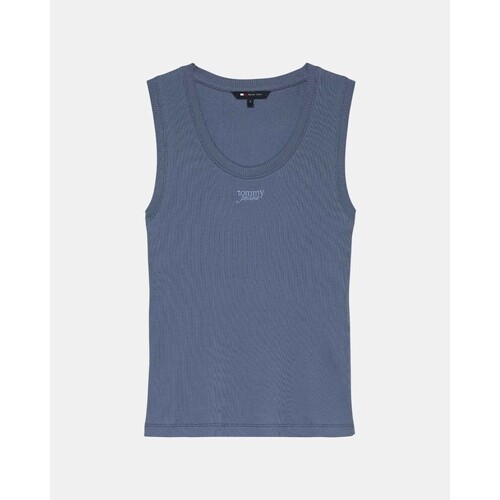 Oblačila Ženske Majice & Polo majice Tommy Hilfiger DW0DW21369 Modra