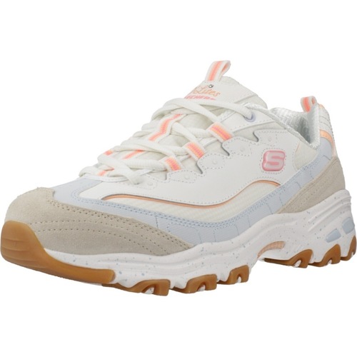 Čevlji  Ženske Modne superge Skechers DLITES-BOLD VIEWS Bela