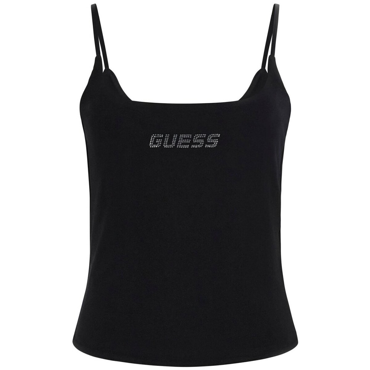 Oblačila Ženske Majice brez rokavov Guess V5GP22 J1314 Črna