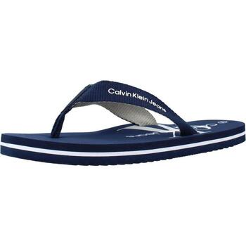 Čevlji  Deklice Japonke Calvin Klein Jeans V3B880155 Modra