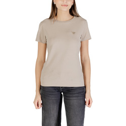 Oblačila Ženske Majice s kratkimi rokavi Guess COLETTE T-SHIRT V4YI09 J1314 Bež