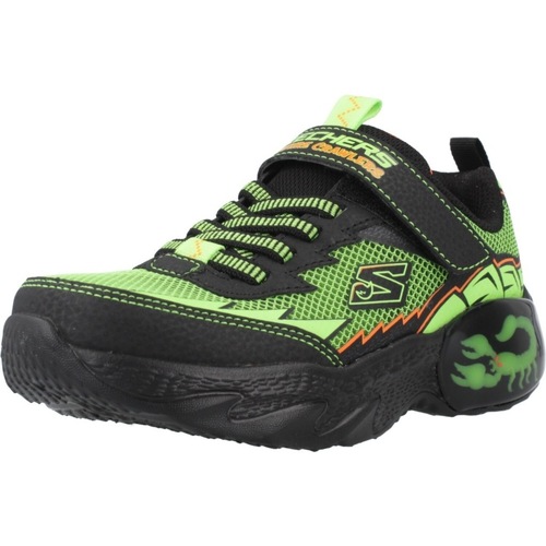 Čevlji  Dečki Modne superge Skechers CREATURE-CRAWLERS Zelena