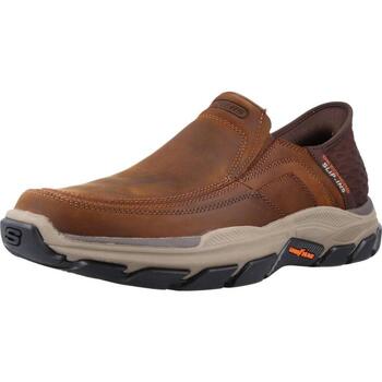 Čevlji  Moški Mokasini Skechers SLIP-INS: 204810S Kostanjeva