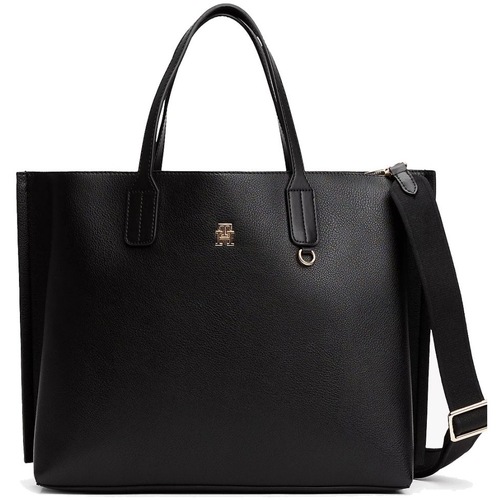 Torbice Ženske Torbe Tommy Hilfiger TH DISTINCT SATCHEL Črna