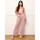 Oblačila Ženske Hlače La Modeuse 75722_P179212 Rožnata
