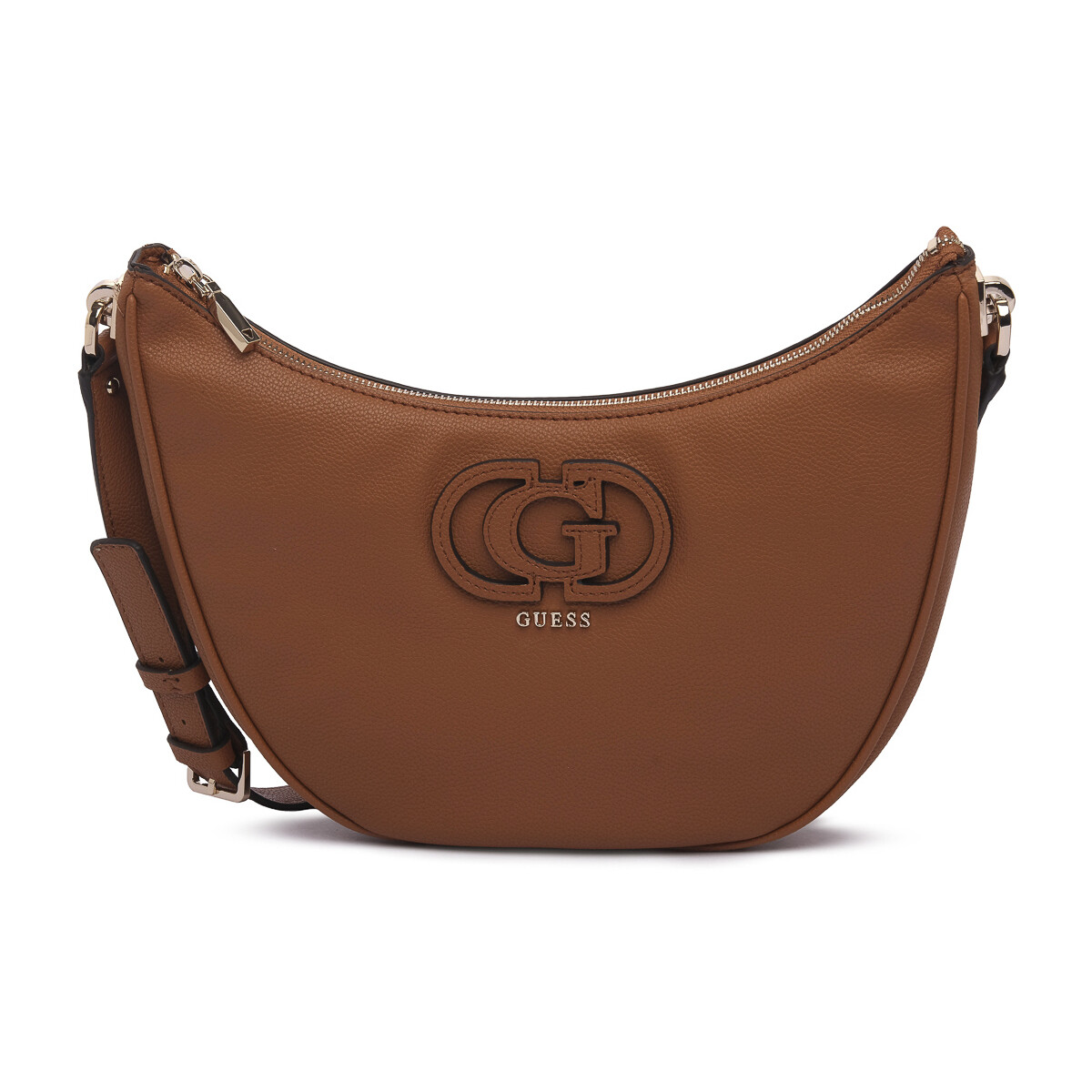 Torbice Ženske Torbe Guess COG CALEBRA SHOULDER BAG Kostanjeva