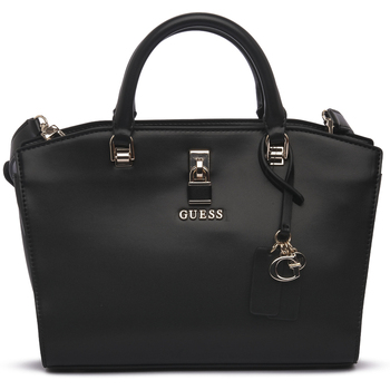 Torbice Ženske Torbe Guess BLA QUEENSLAND SATCHEL Črna
