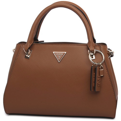Torbice Ženske Torbe Guess LCG NOELLE SATCHEL Kostanjeva