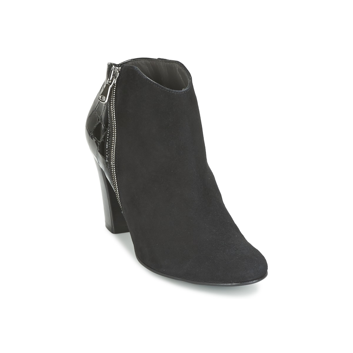 Čevlji  Ženske Nizki škornji France Mode NANTES Črna / Varnish