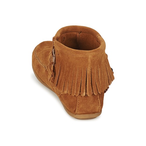 Minnetonka CONCHO FEATHER SIDE ZIP BOOT Kostanjeva