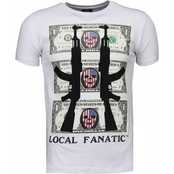 Oblačila Moški Majice s kratkimi rokavi Local Fanatic 20776362 Bela