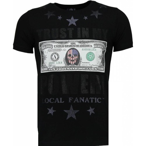 Oblačila Moški Majice s kratkimi rokavi Local Fanatic 20779730 Črna