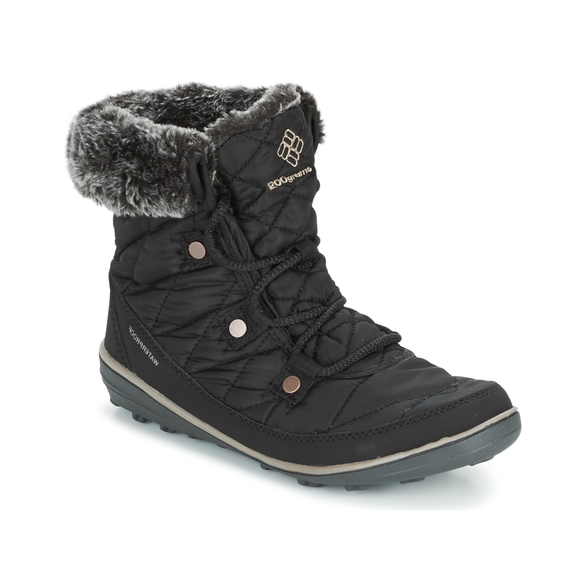 Čevlji  Ženske Škornji za sneg Columbia HEAVENLY SHORTY OMNI-HEAT Črna