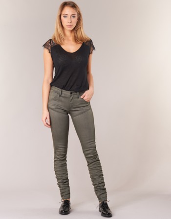 Oblačila Ženske Jeans skinny G-Star Raw 5620 STAQ 3D MID SKINNY COJ WMN Kaki