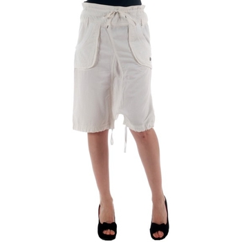Oblačila Ženske Kratke hlače & Bermuda Diesel DSL00002 Bela
