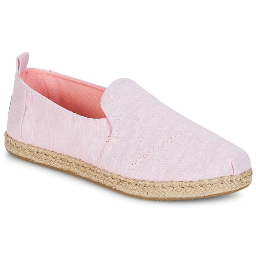 Čevlji  Ženske Espadrile Toms DECONSTRUCTED ALPARGATA ROPE Rožnata