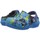 Čevlji  Deklice Sandali & Odprti čevlji Crocs KID'S CLASSIC FUZZ LINED GRAPHIC CLOG Modra